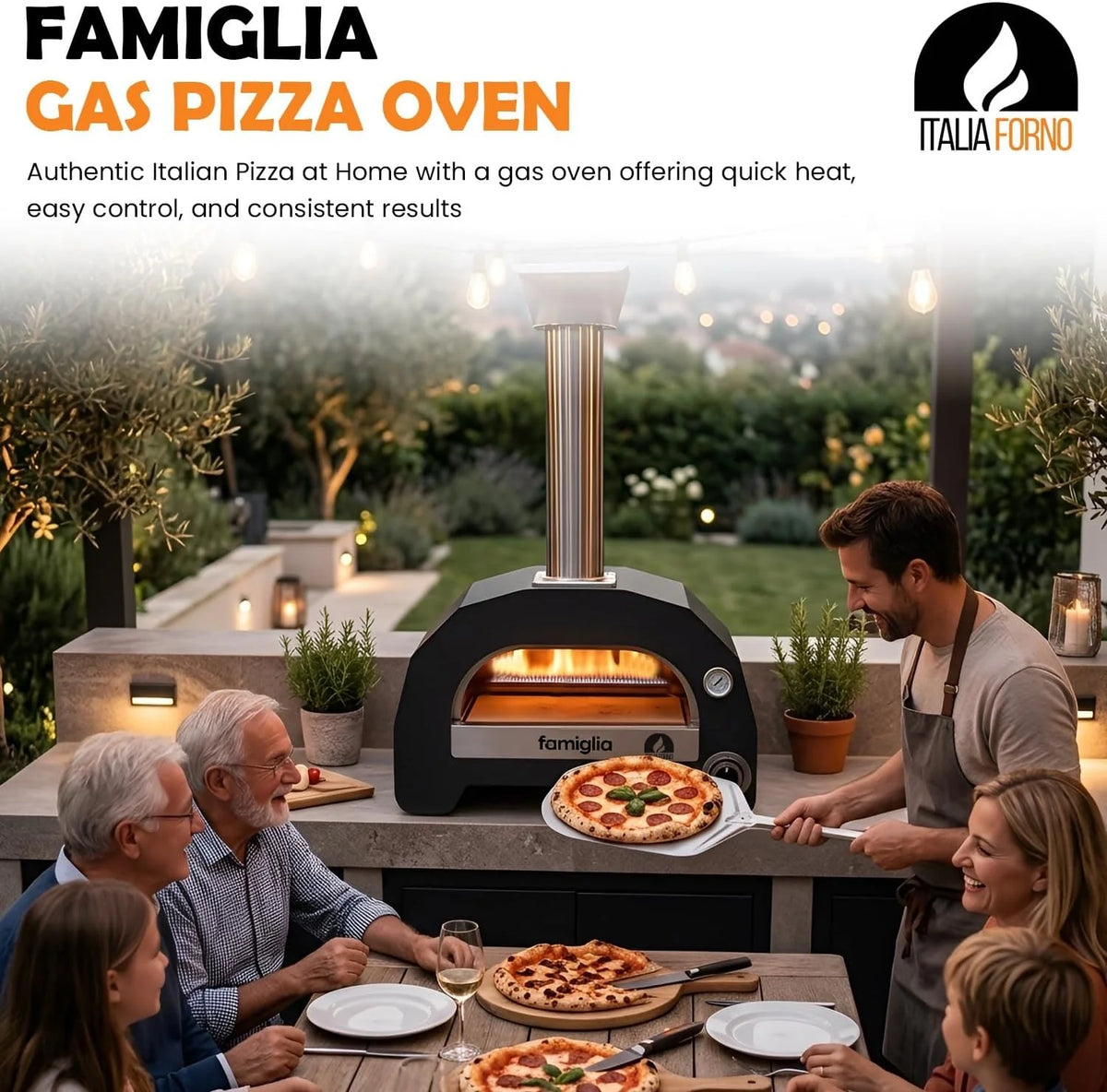 Famiglia Gas Pizza Oven by ItaliaForno