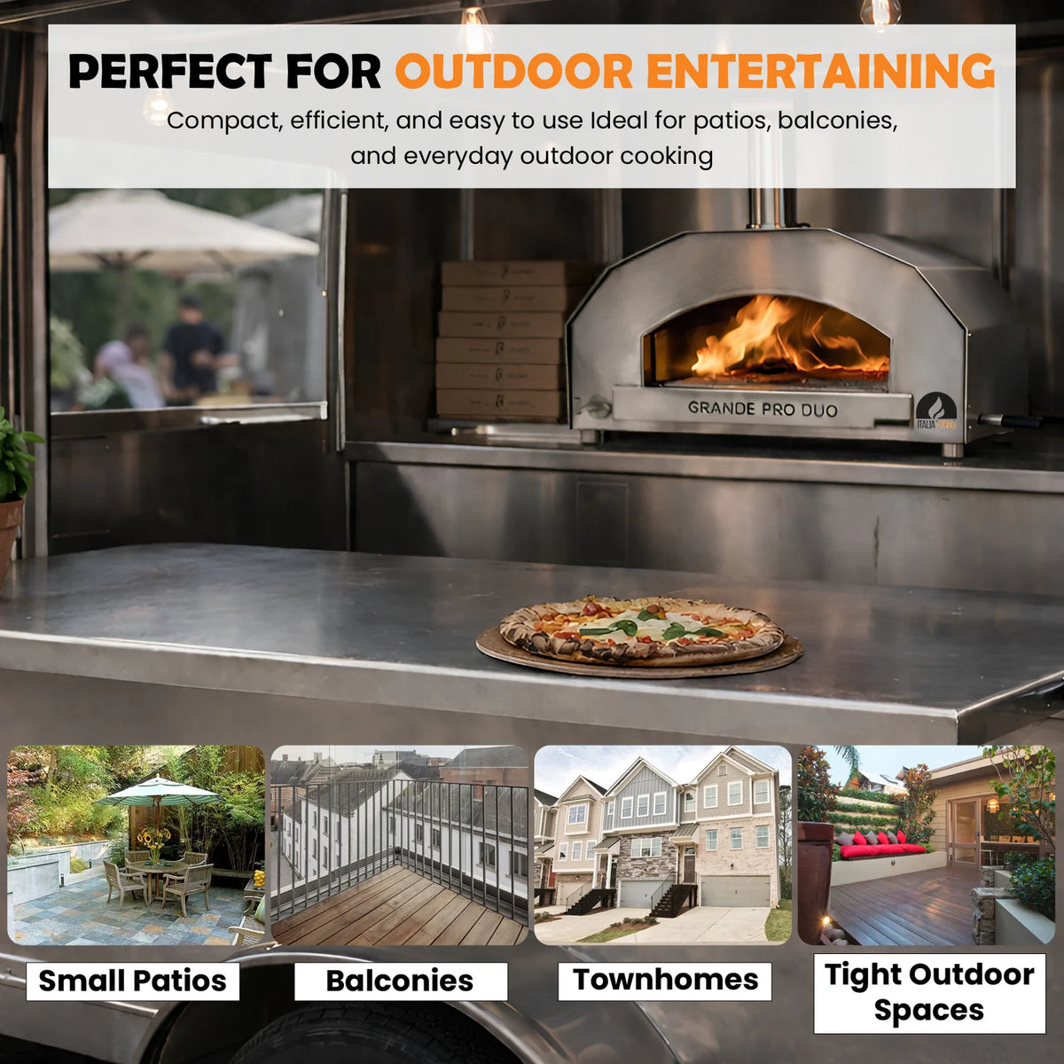Grande Pro Duo Gas Pizza Oven by ItaliaForno