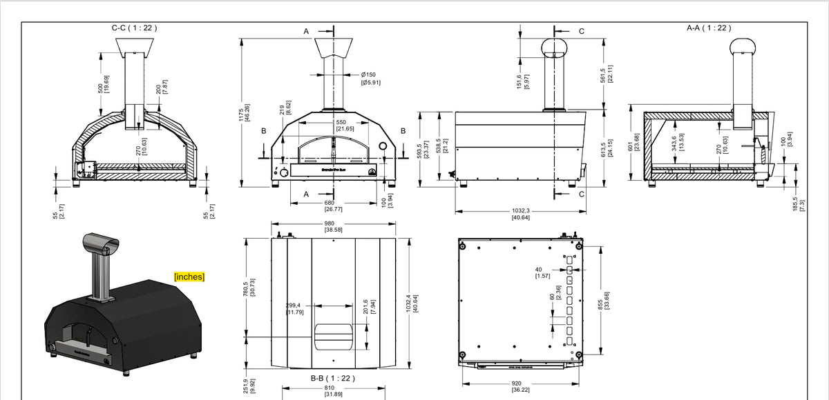 Grande Pro Duo Gas Pizza Oven by ItaliaForno