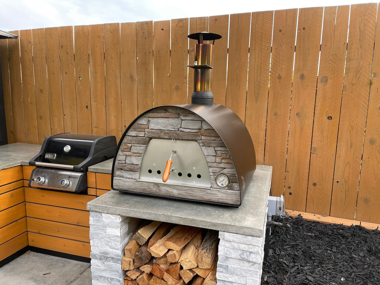 MAXIMUS MOBILE PIZZA OVEN BLACK **BEST SELLER*