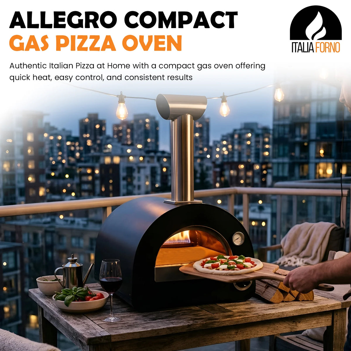 Allegro Compact Gas Pizza Oven by ItaliaForno
