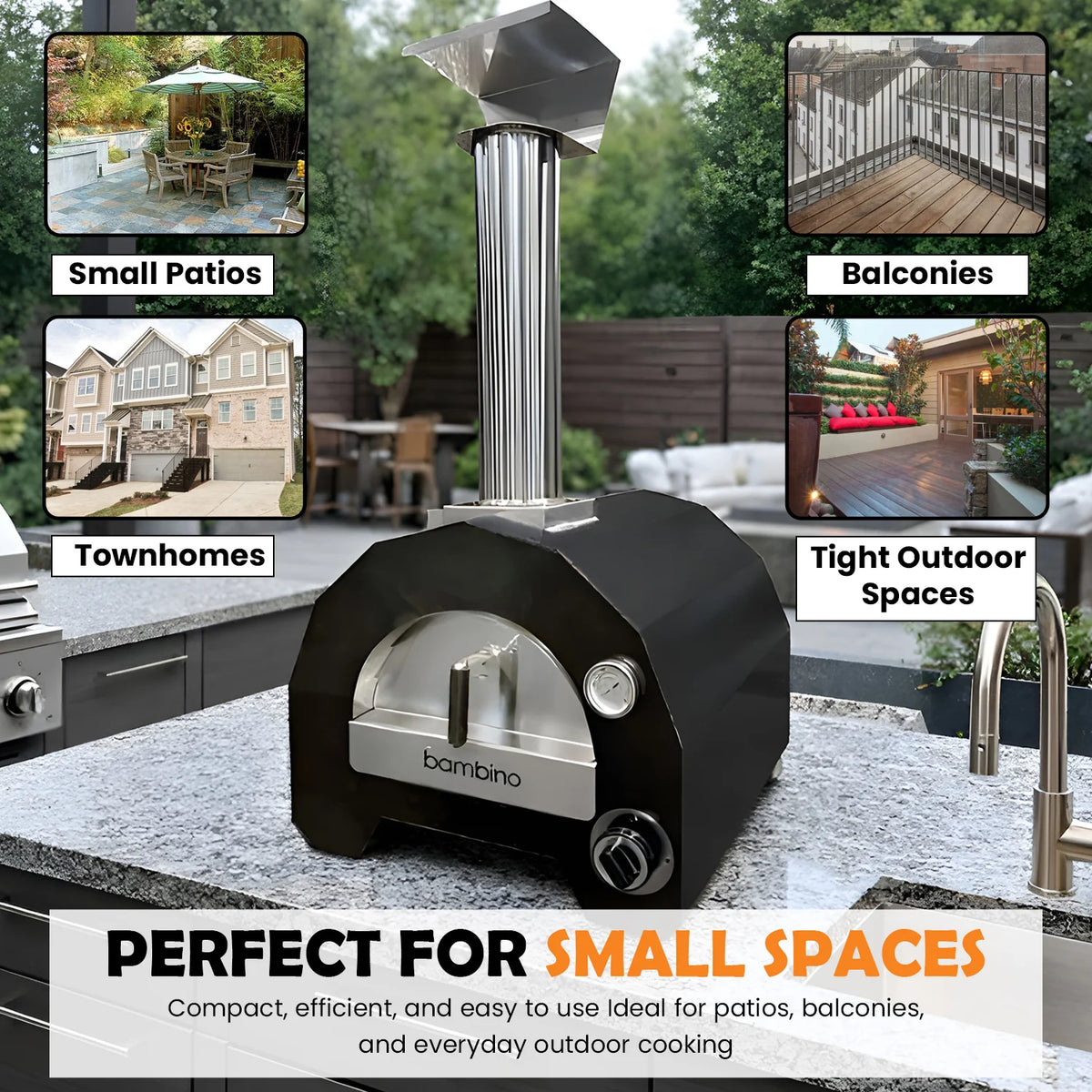 Bambino Compact Gas Pizza Oven by ItaliaForno