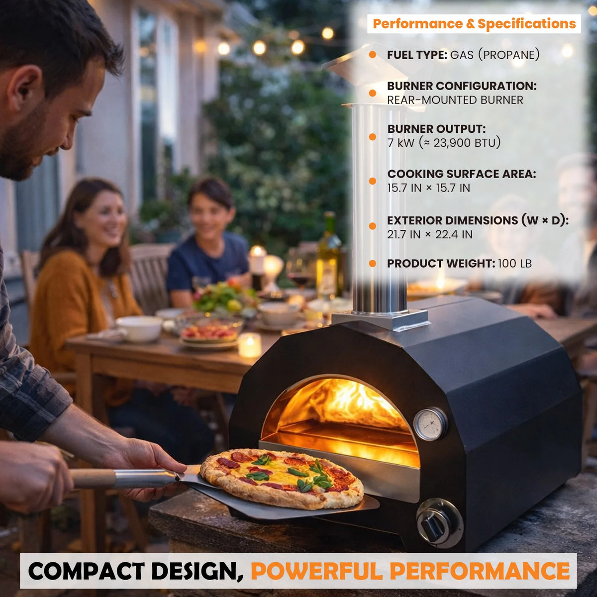 Bambino Compact Gas Pizza Oven by ItaliaForno