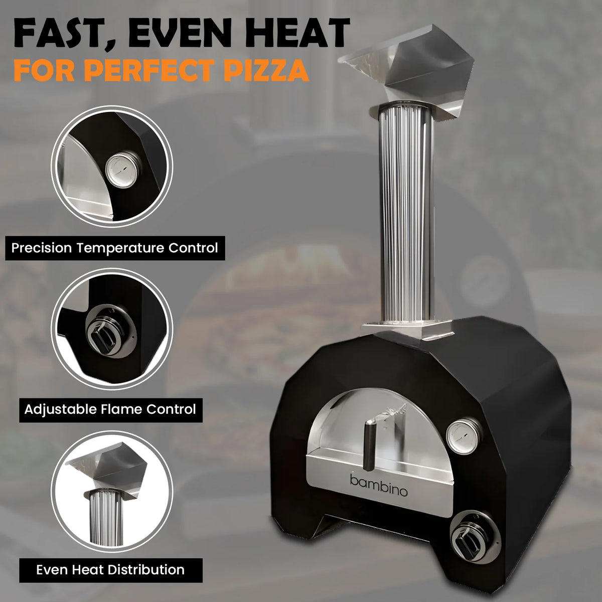 Bambino Compact Gas Pizza Oven by ItaliaForno