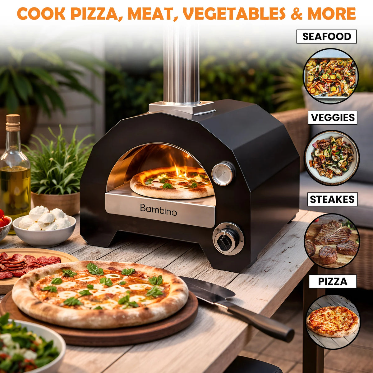 Bambino Compact Gas Pizza Oven by ItaliaForno