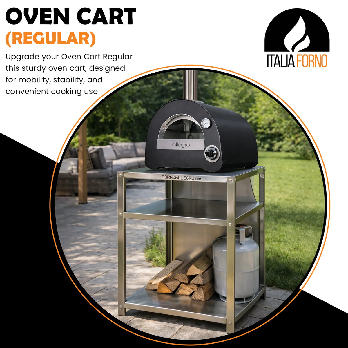 ItaliaForno Regular Oven Cart*