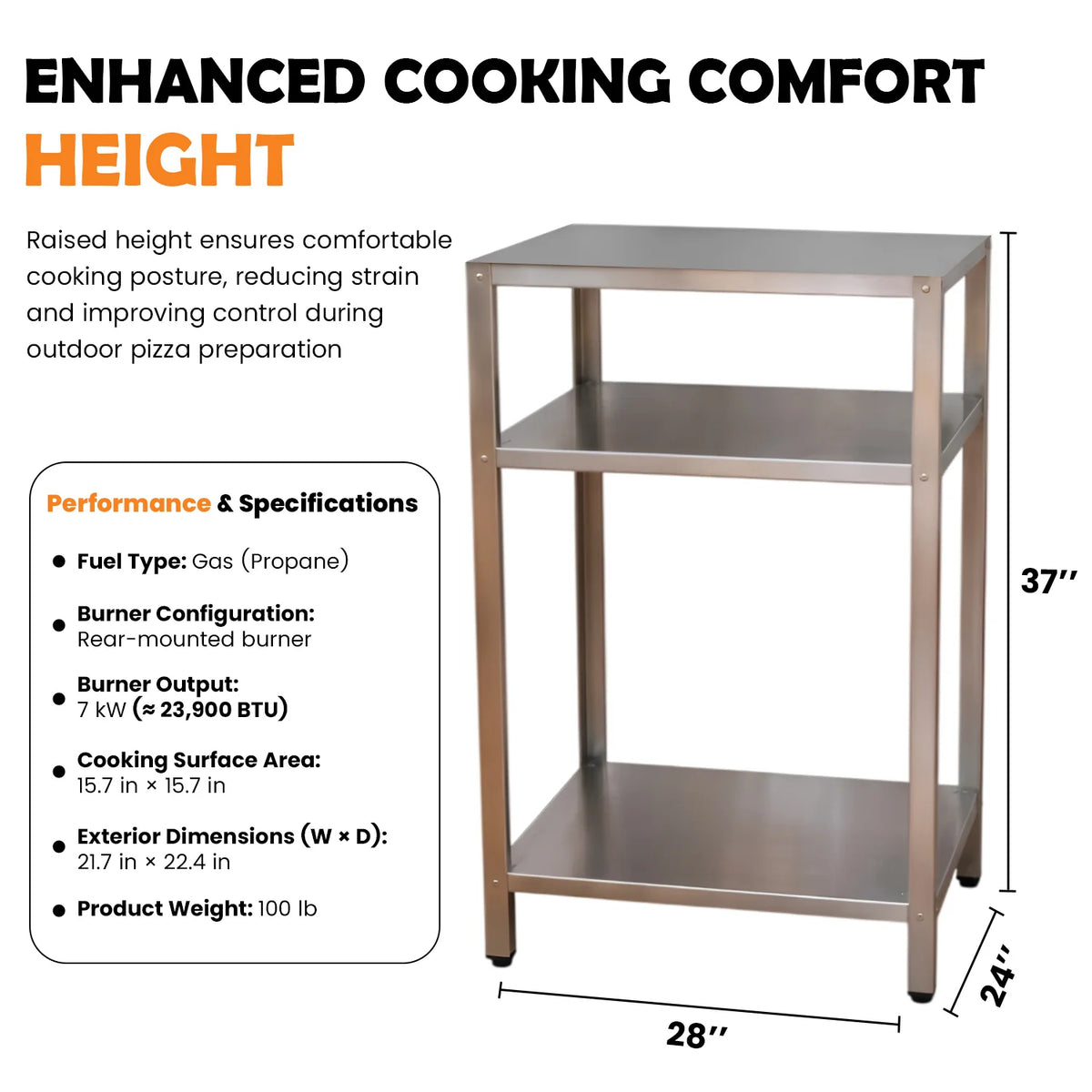 ItaliaForno Regular Oven Cart*