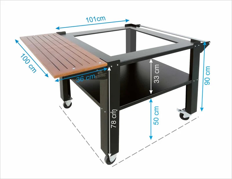 "NEW" PRIME PORTABLE PIZZA OVEN STAND "BELLO"