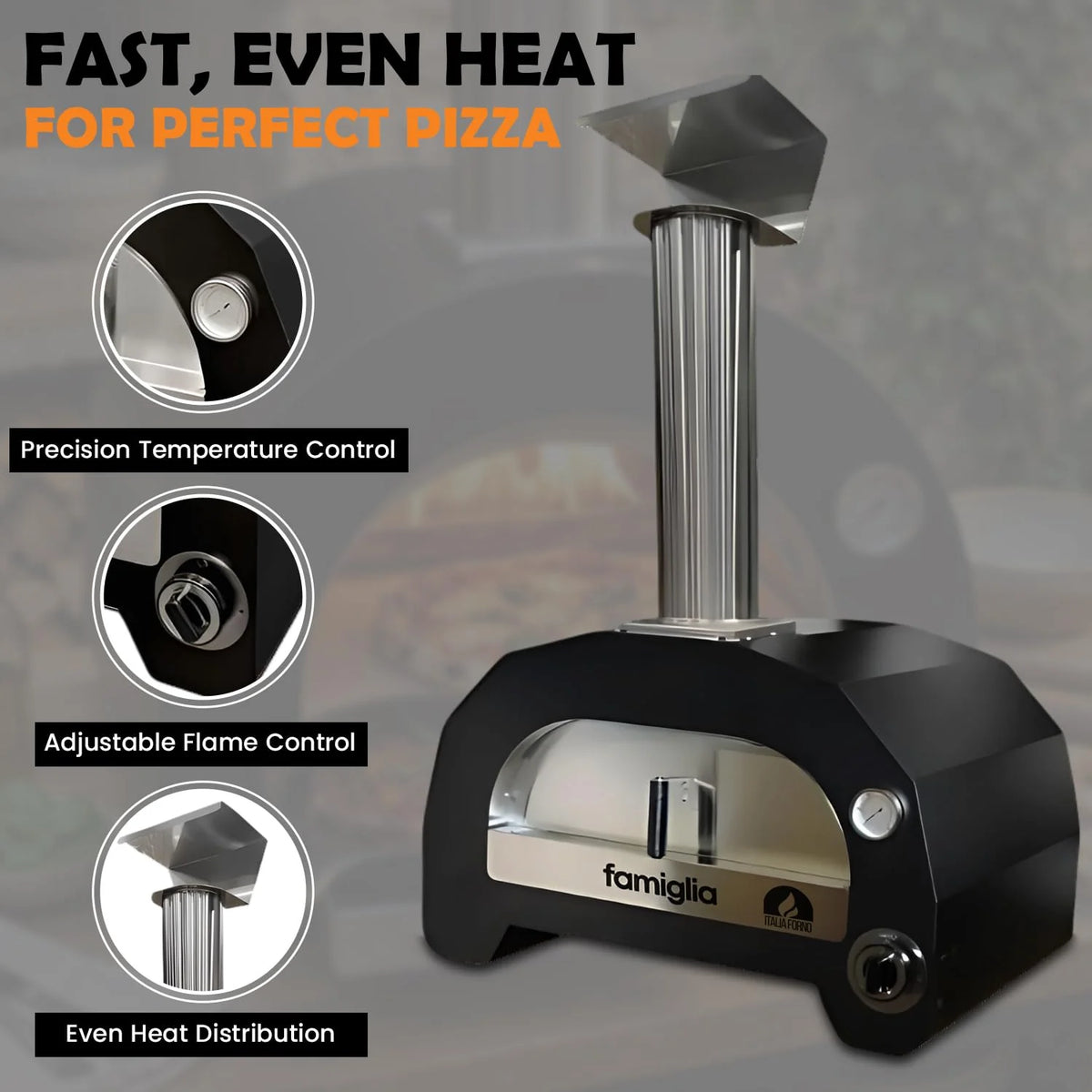 Famiglia Gas Pizza Oven by ItaliaForno