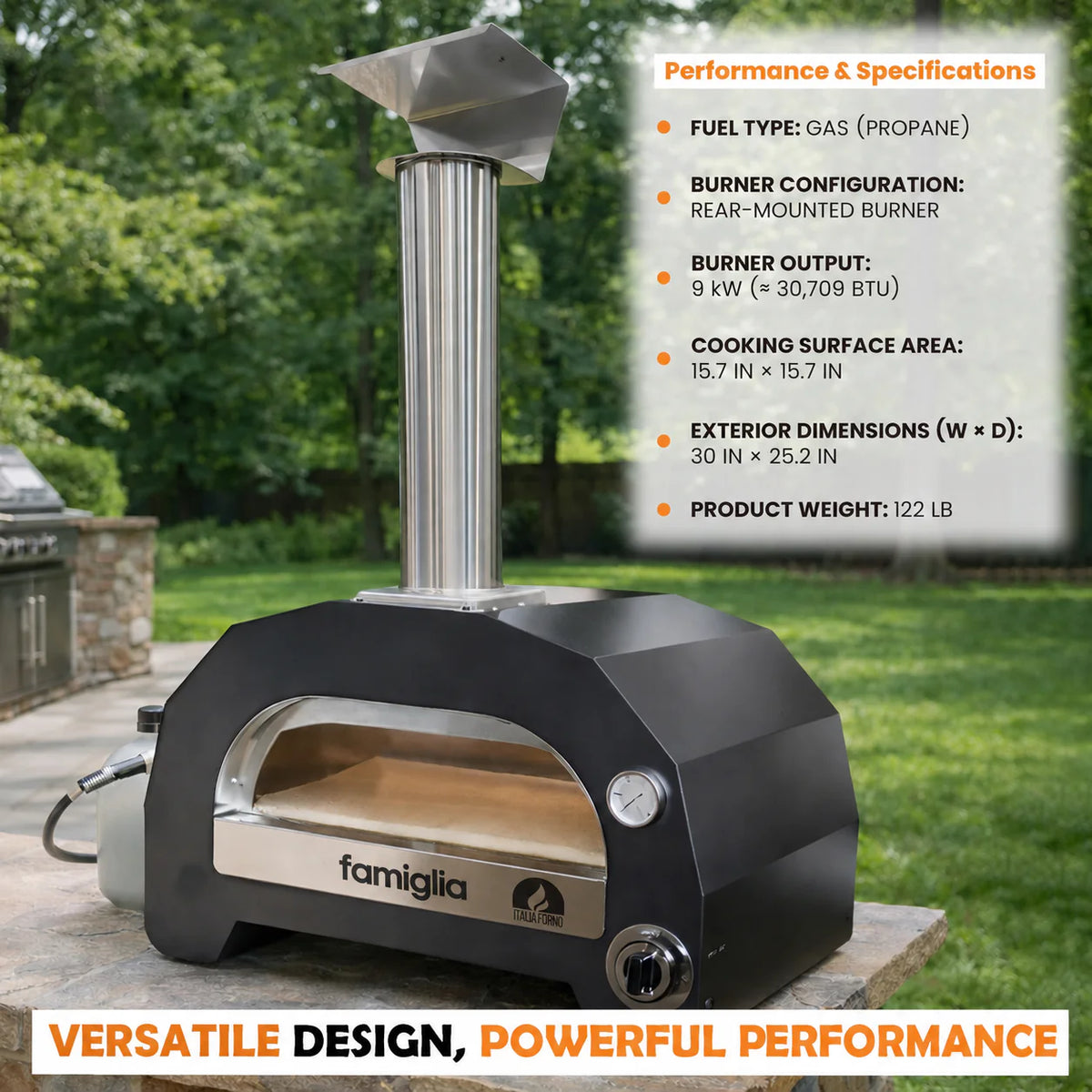 Famiglia Gas Pizza Oven by ItaliaForno