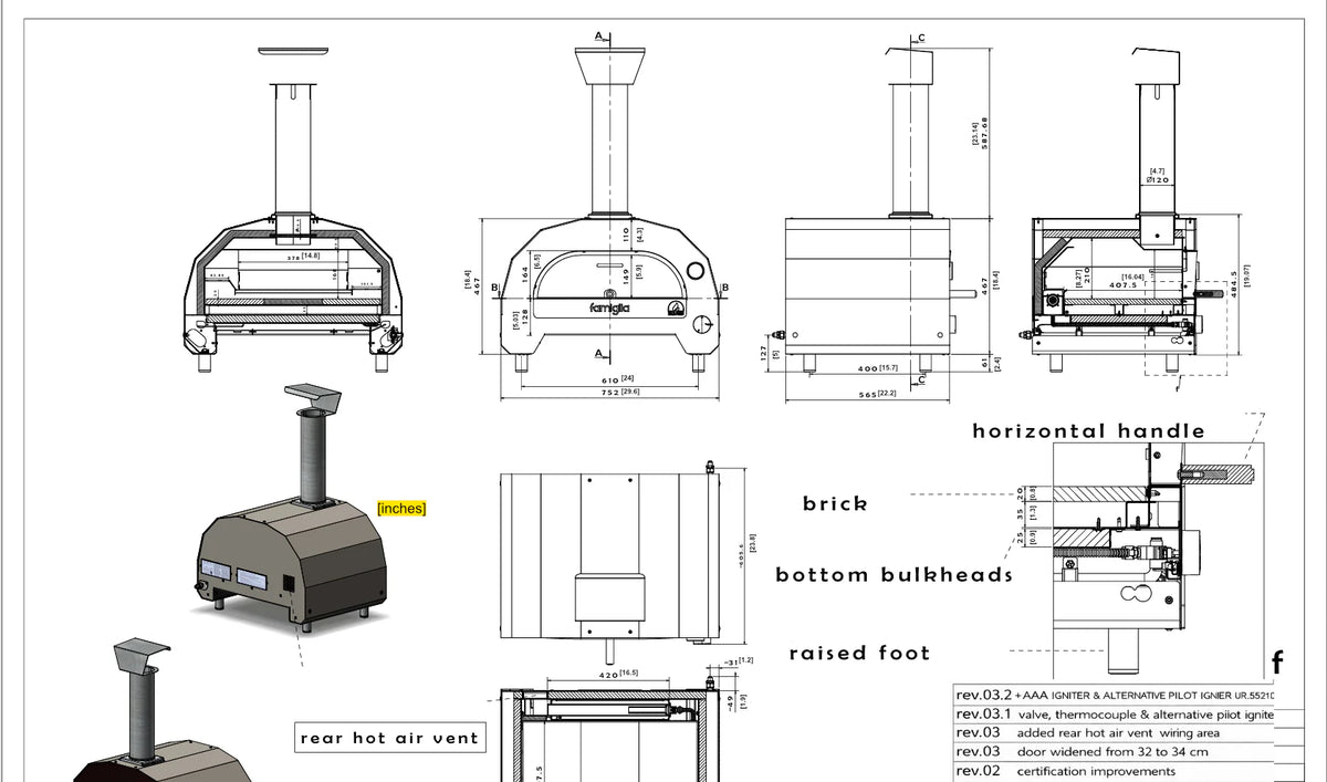 Famiglia Gas Pizza Oven by ItaliaForno