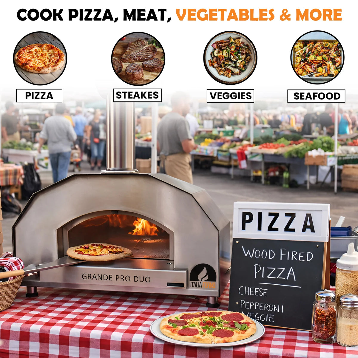 Grande Pro Duo Gas Pizza Oven by ItaliaForno