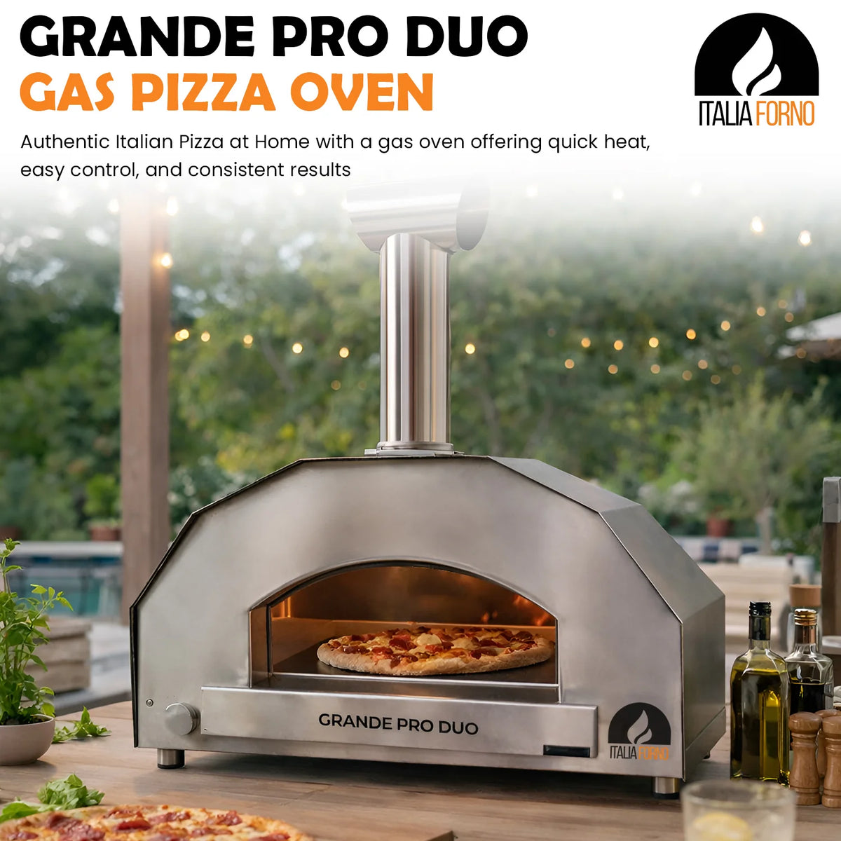 Grande Pro Duo Gas Pizza Oven by ItaliaForno