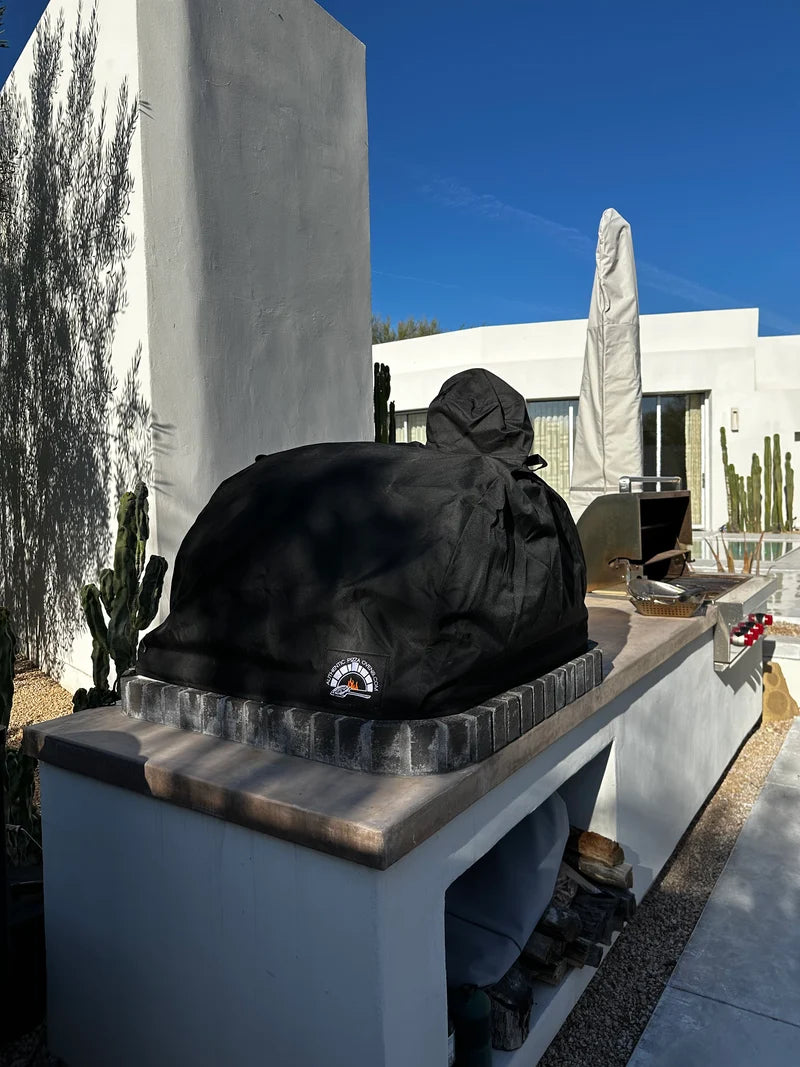 XL COVER FOR TRADITIONAL STONE, TILE, BRICK COVERED PIZZA OVEN