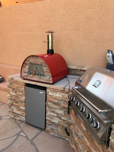 MAXIMUS MOBILE PIZZA OVEN RED **BEST SELLER**