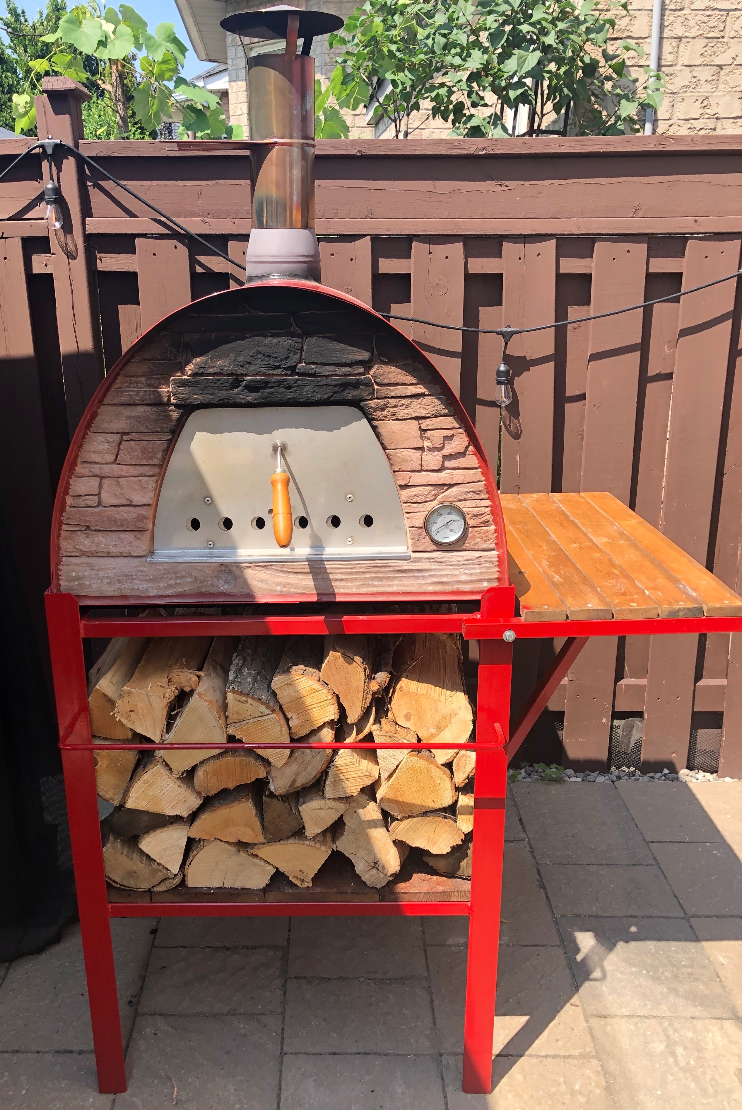 MAXIMUS MOBILE PIZZA OVEN RED **BEST SELLER**