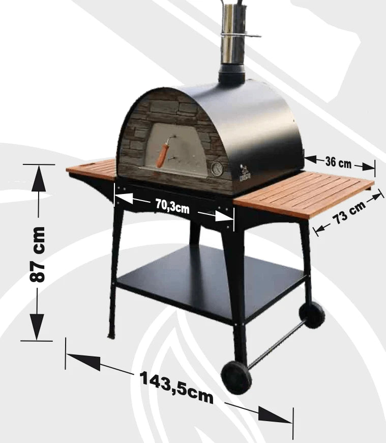 "NEW" MAXIMUS ARENA MOBILE PIZZA OVEN STAND "WOODY"
