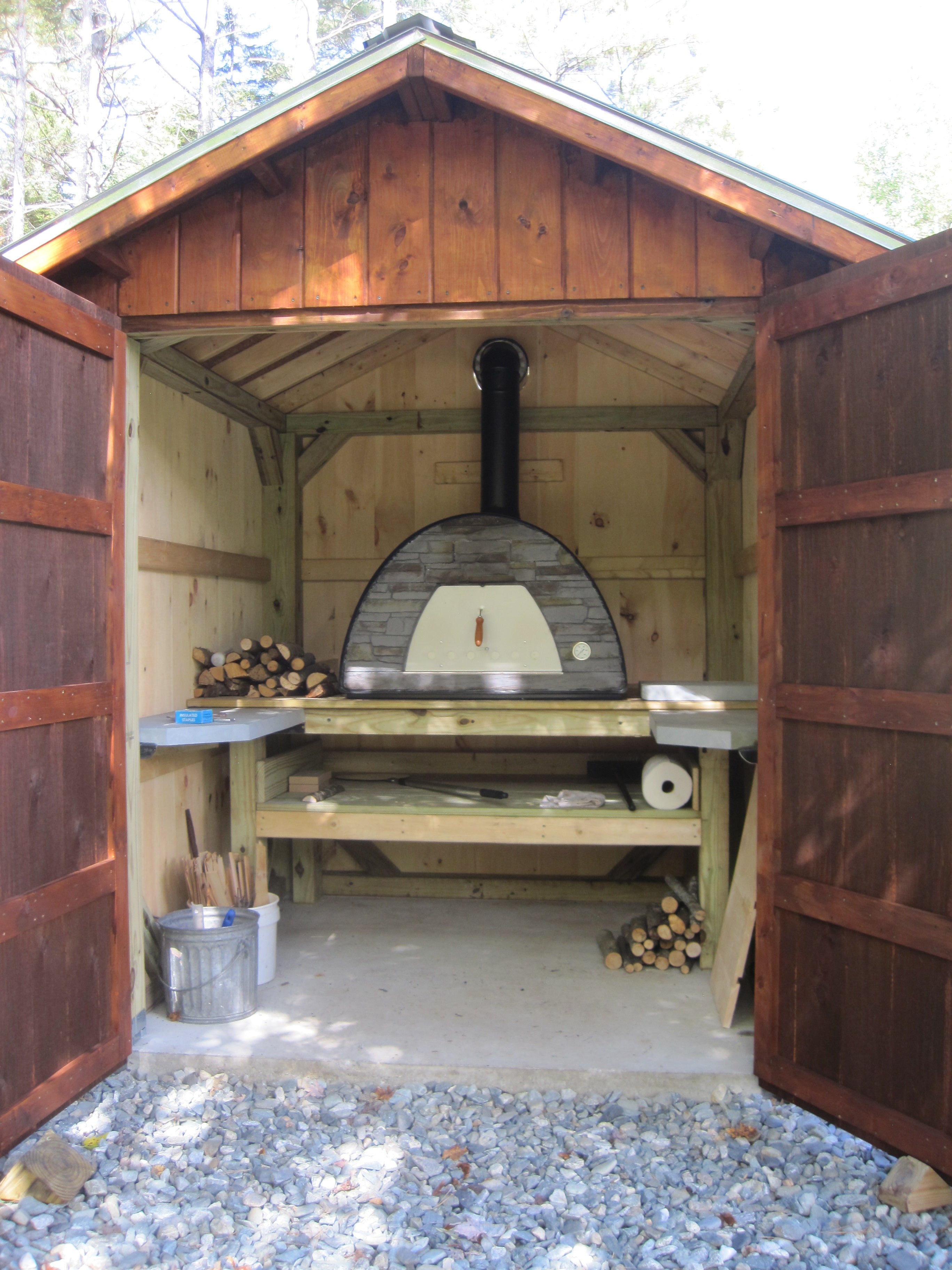 MAXIMUS PRIME LARGE PORTABLE PIZZA OVEN BLACK