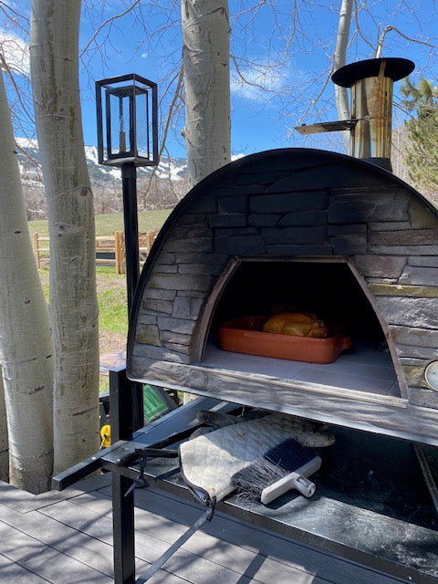 MAXIMUS PRIME LARGE PORTABLE PIZZA OVEN BLACK