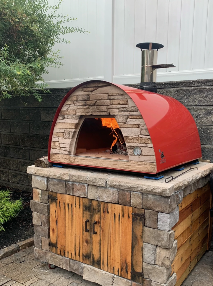 MAXIMUS PRIME LARGE PORTABLE PIZZA OVEN RED