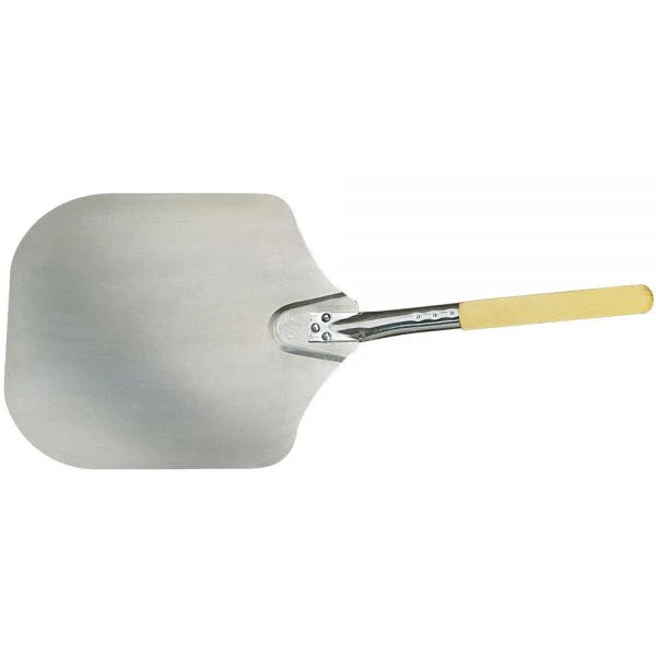 12" x 14" ALUMINUM PIZZA PEEL 19" WOOD HANDLE *BEST SELLER*